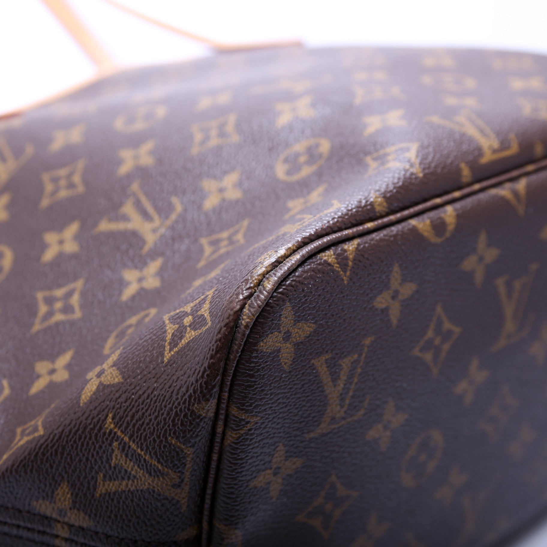 Neverfull With Wallet MM Monogram Beige