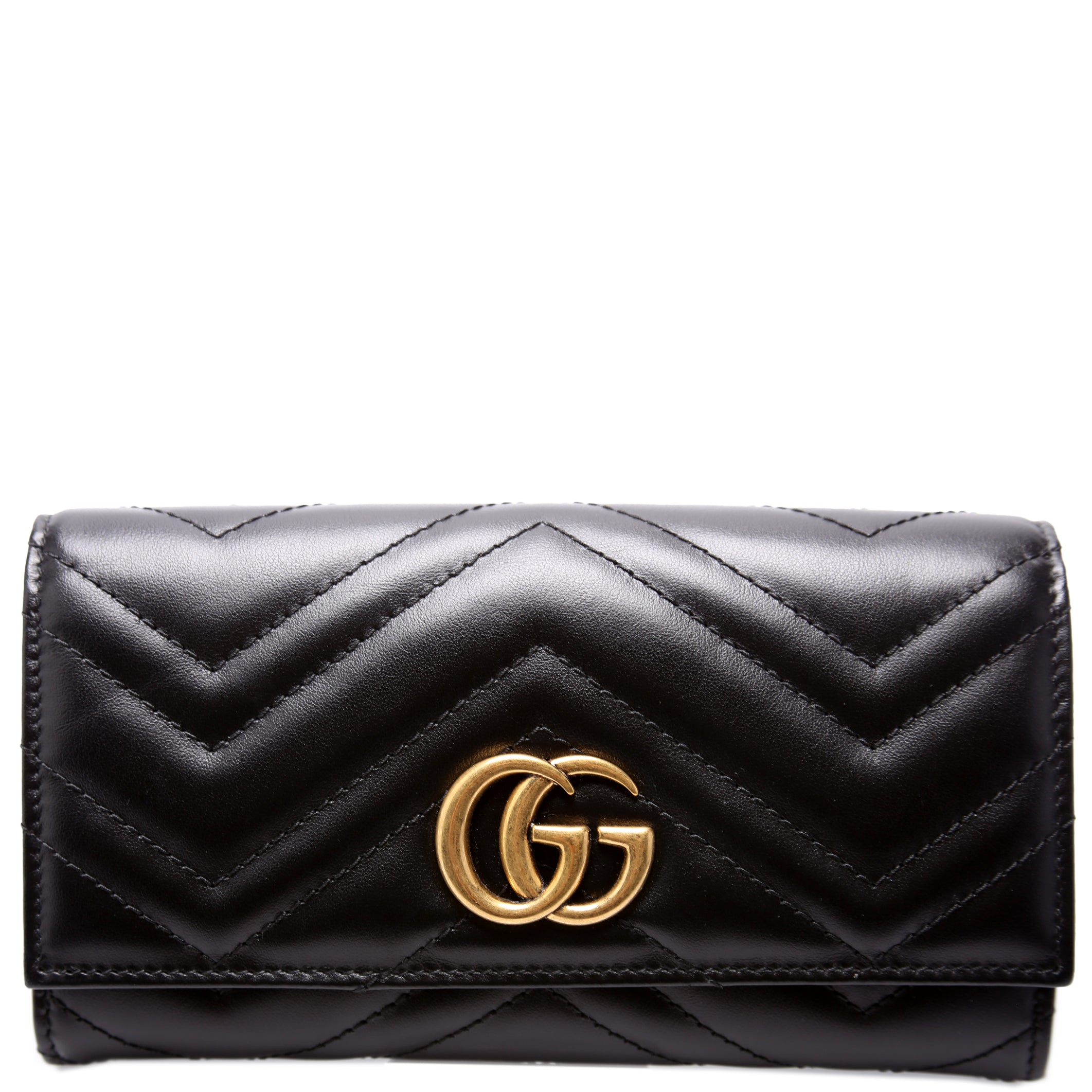 443436 Marmont Continental Wallet Black