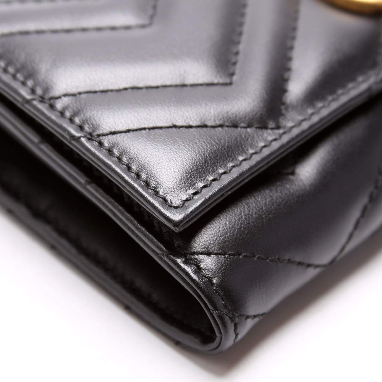 443436 Marmont Continental Wallet Black