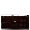 Sarah Wallet Vernis Burgundy