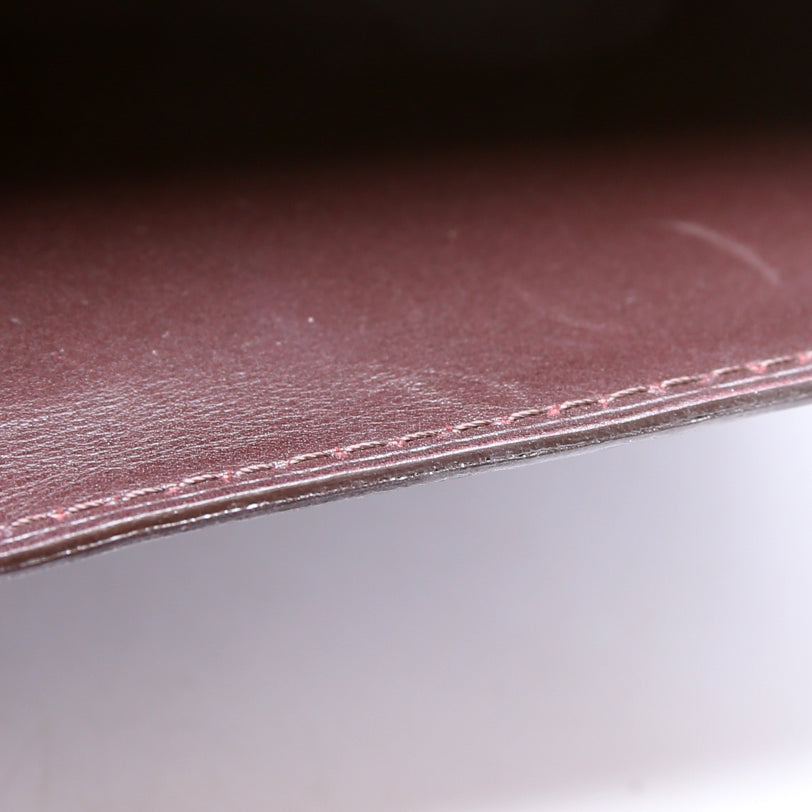 Sarah Wallet Vernis Burgundy