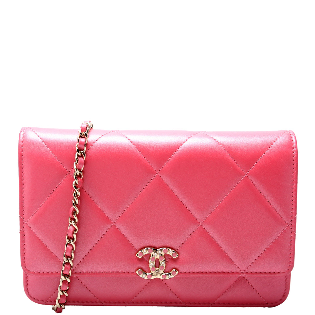 WOC Pearl CC Lambskin Pink