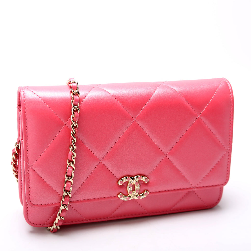 WOC Pearl CC Lambskin Pink