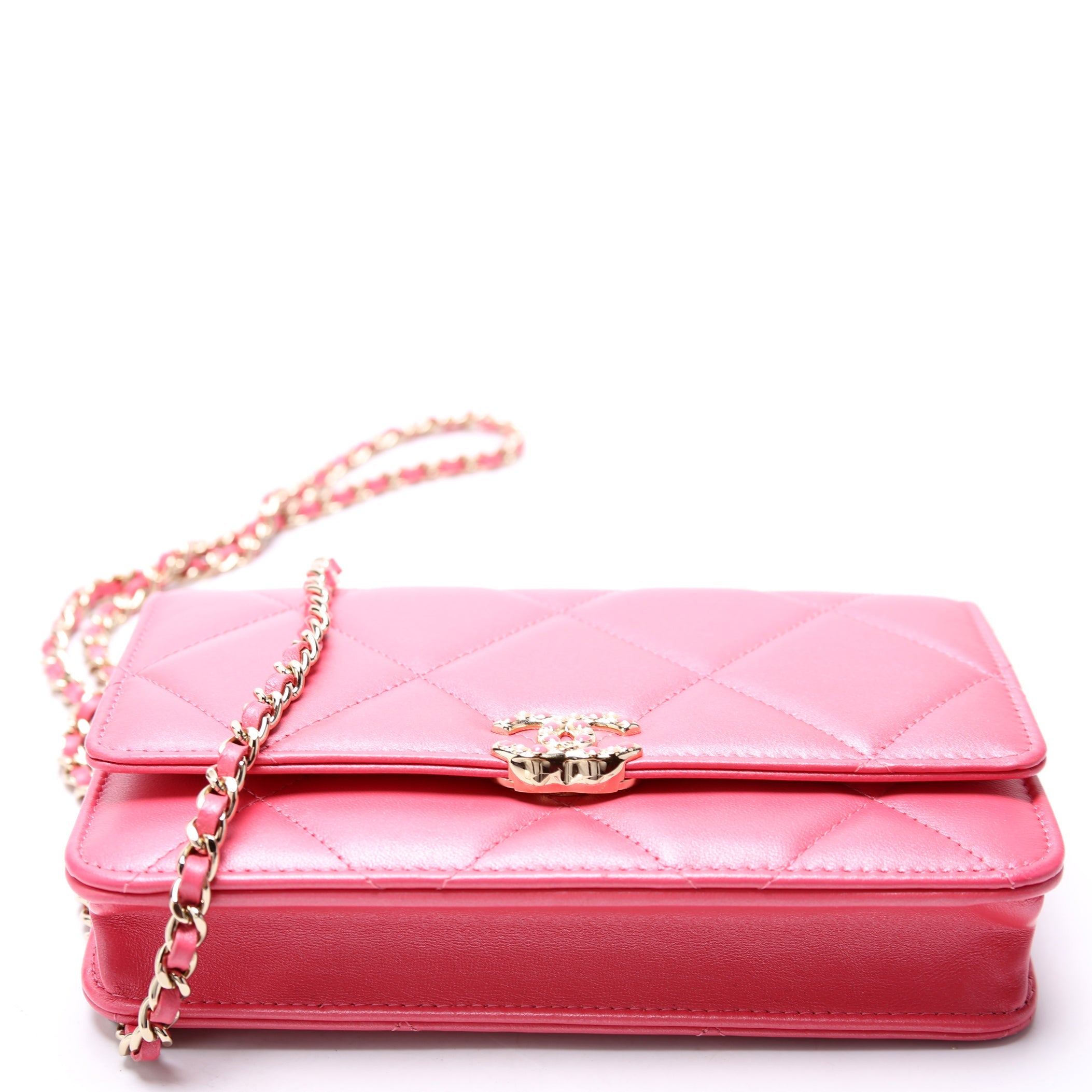 WOC Pearl CC Lambskin Pink