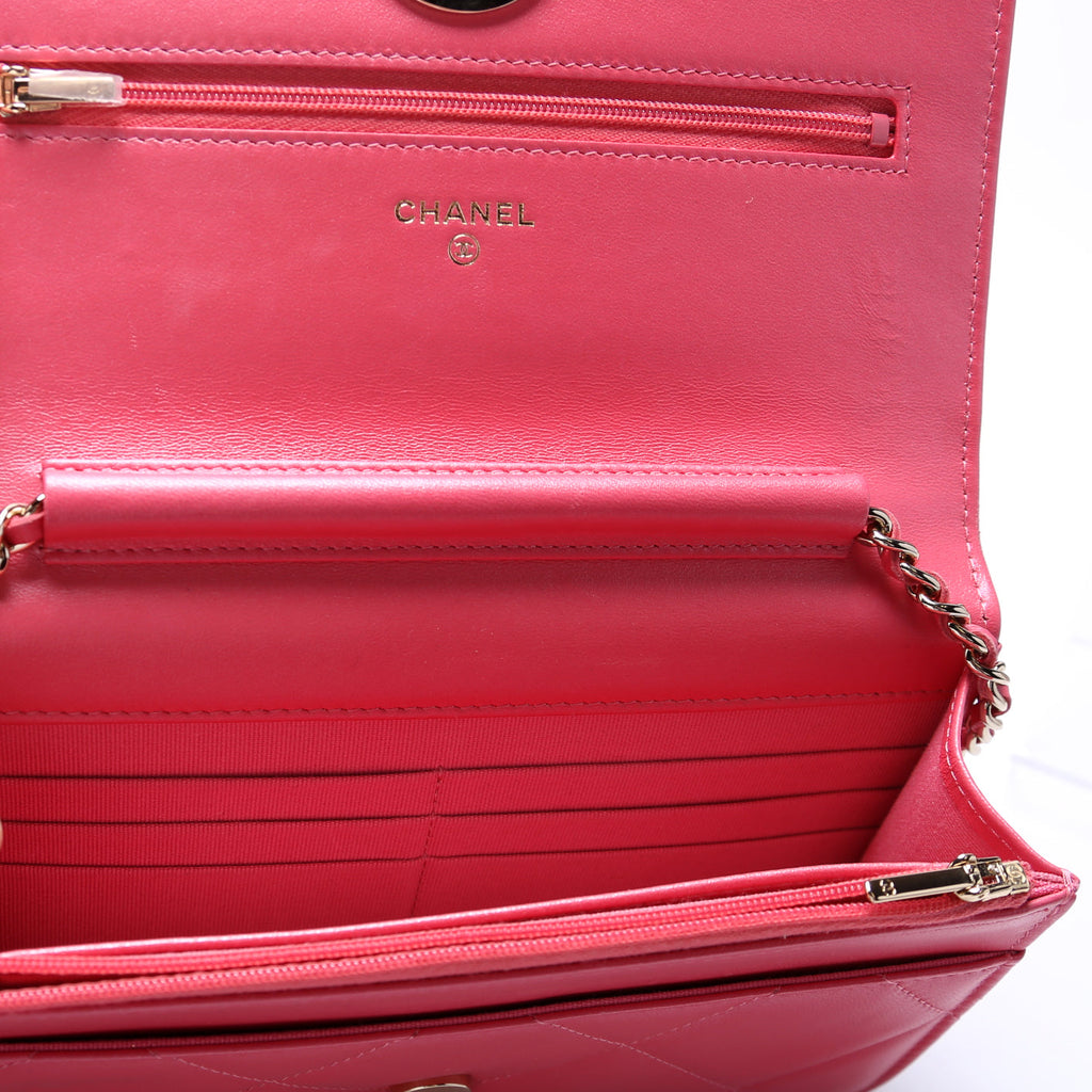 WOC Pearl CC Lambskin Pink