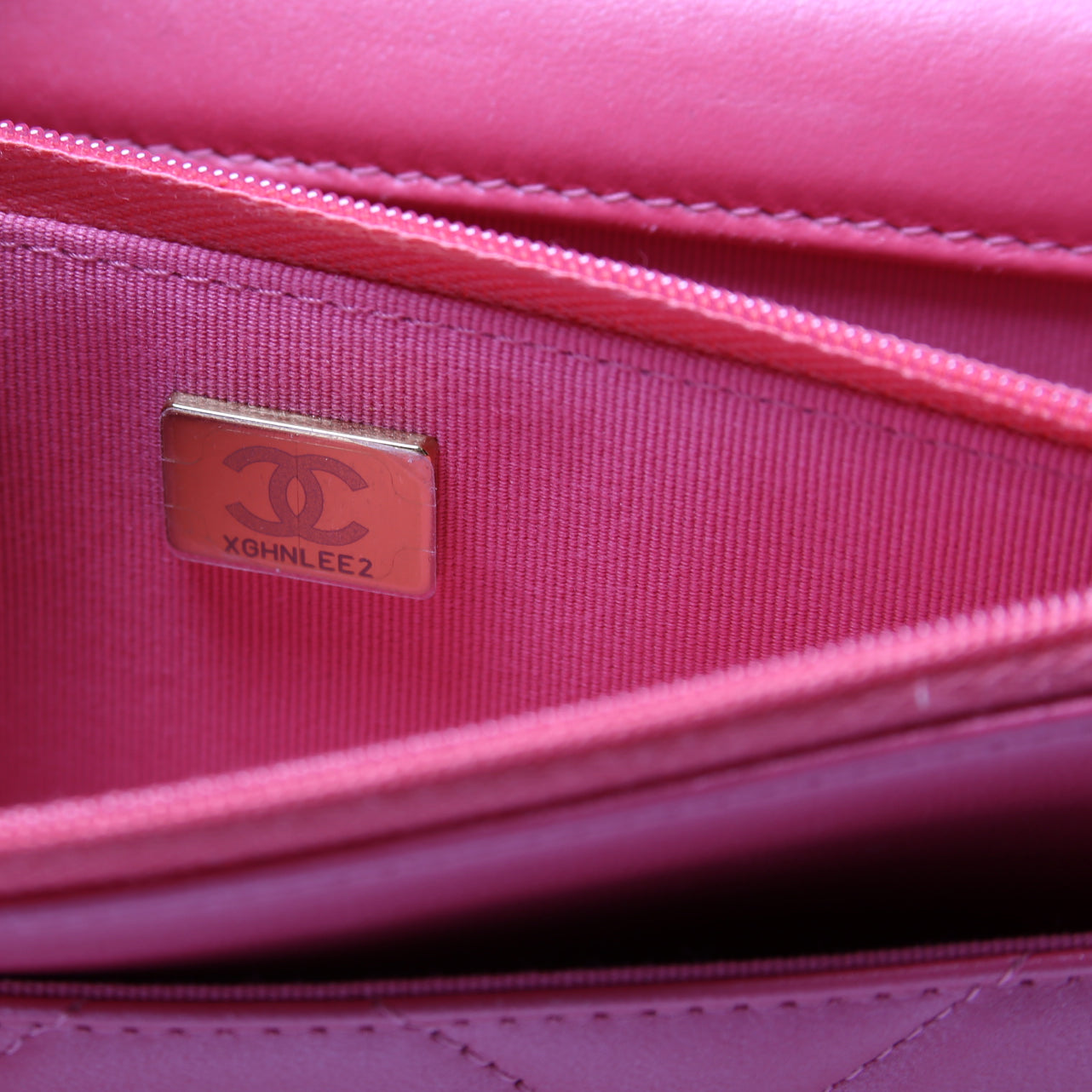 WOC Pearl CC Lambskin Pink