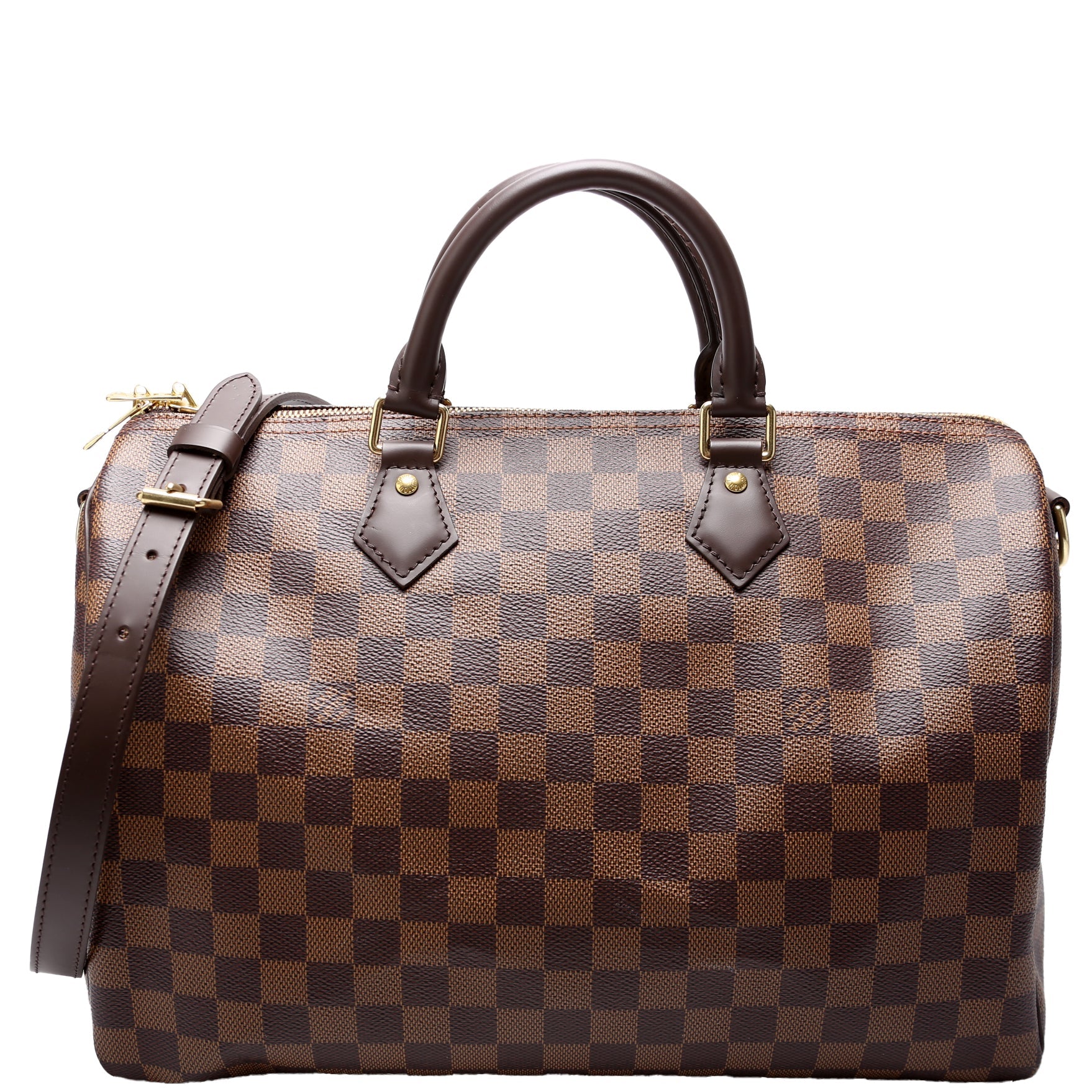 Speedy 35 Bandouliere Damier Ebene
