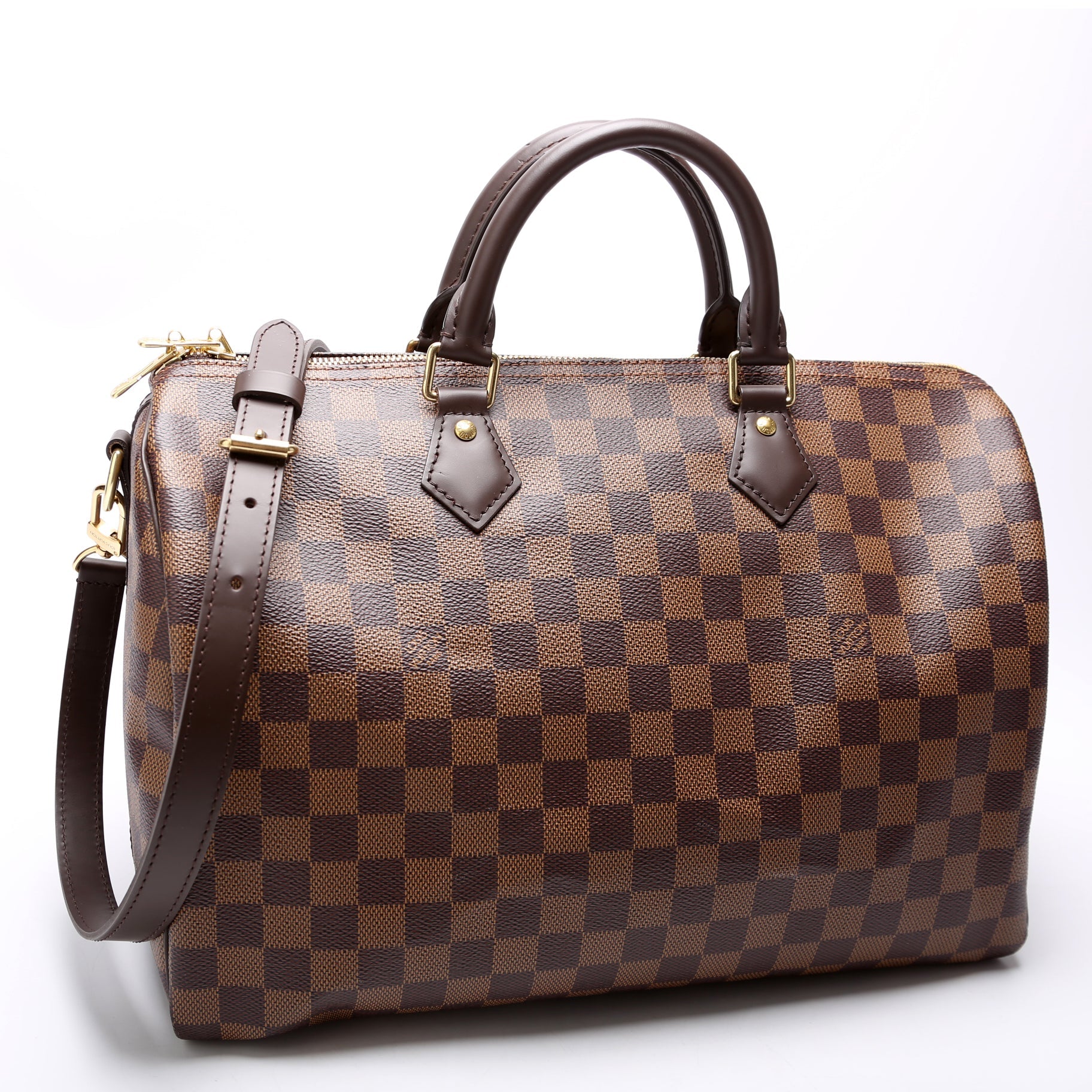 Speedy 35 Bandouliere Damier Ebene