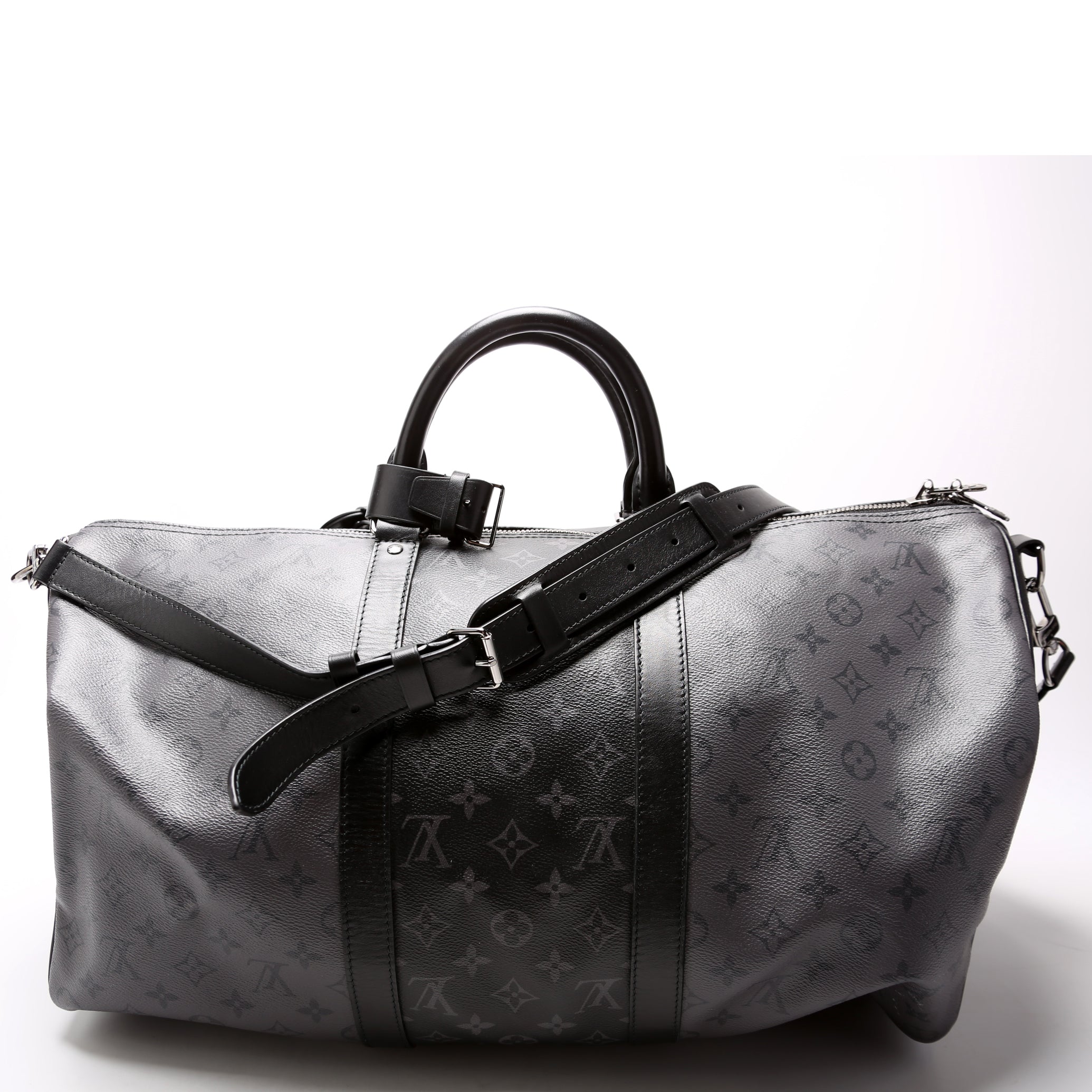 Keepall 50 Bandouliere Reverse Monogram Eclipse