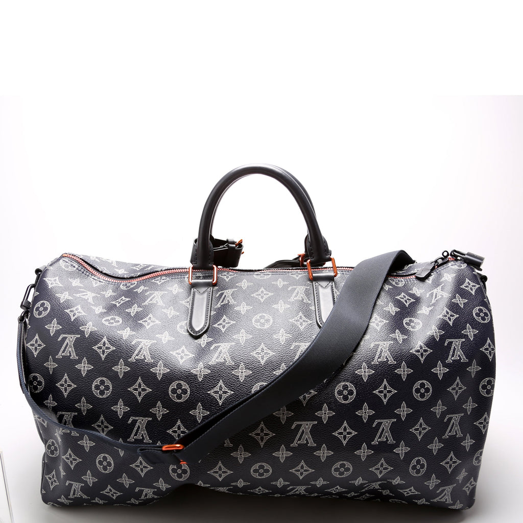 Keepall 50 Bandouliere Upside Down Monogram Navy