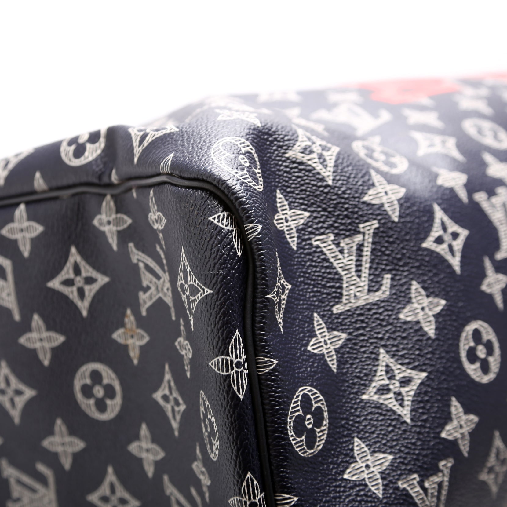 Keepall 50 Bandouliere Upside Down Monogram Navy