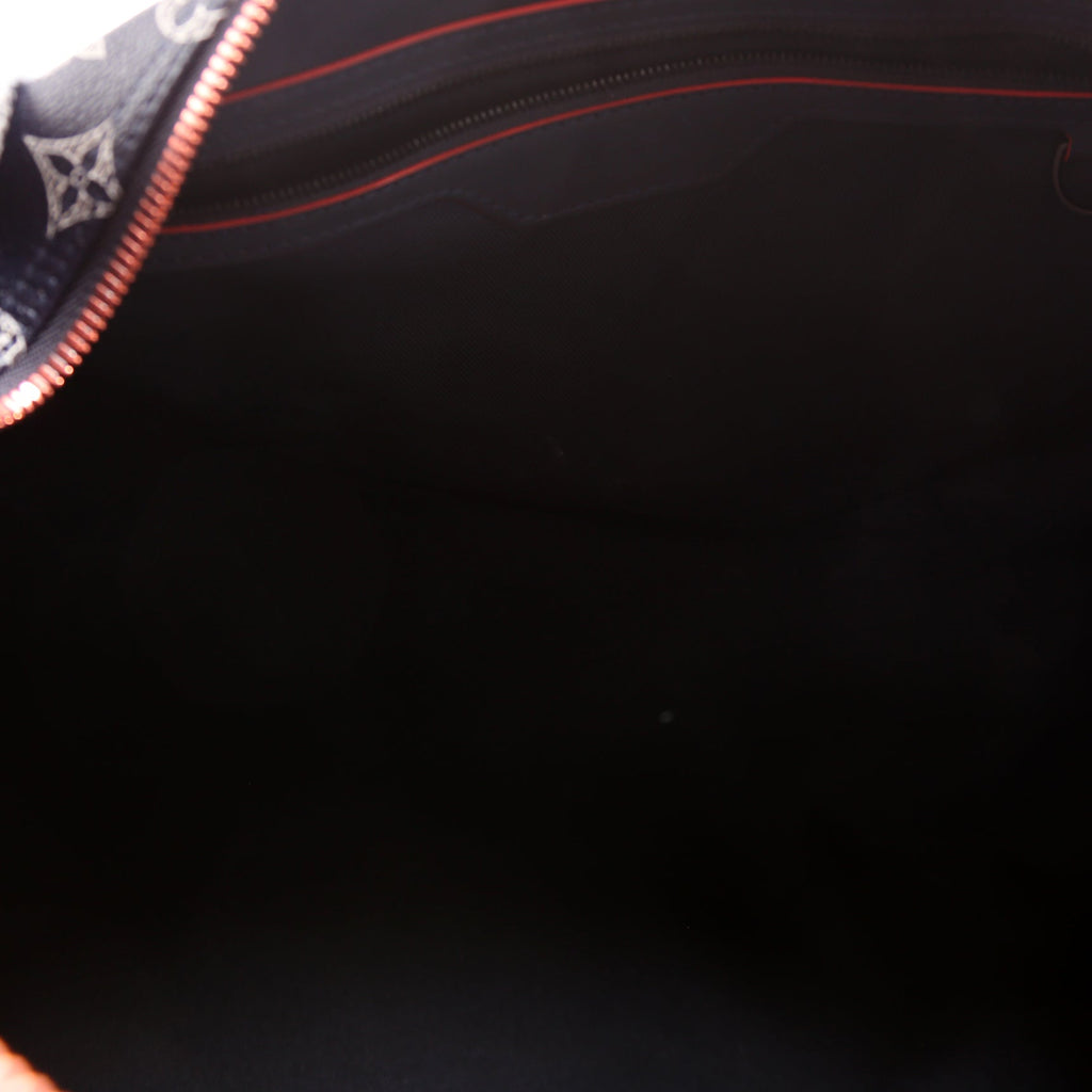 Keepall 50 Bandouliere Upside Down Monogram Navy