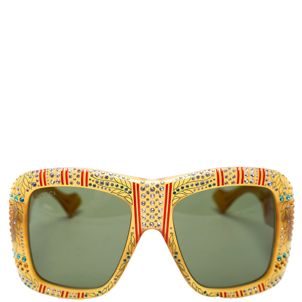GG0498S Hollywood Forever Sunglasses Yellow/Multicolor