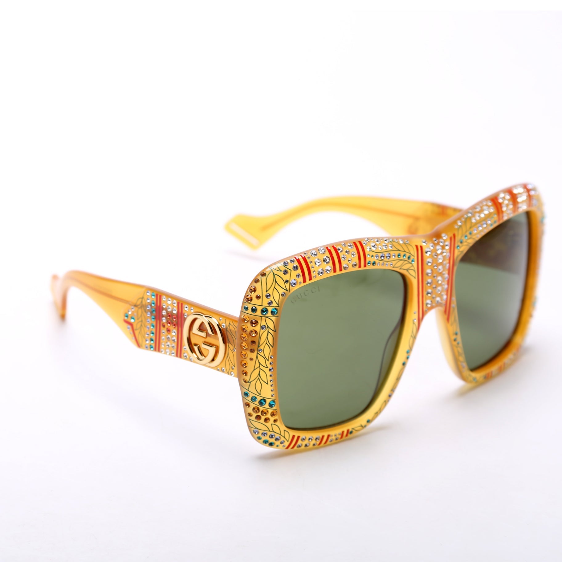 GG0498S Hollywood Forever Sunglasses Yellow/Multicolor