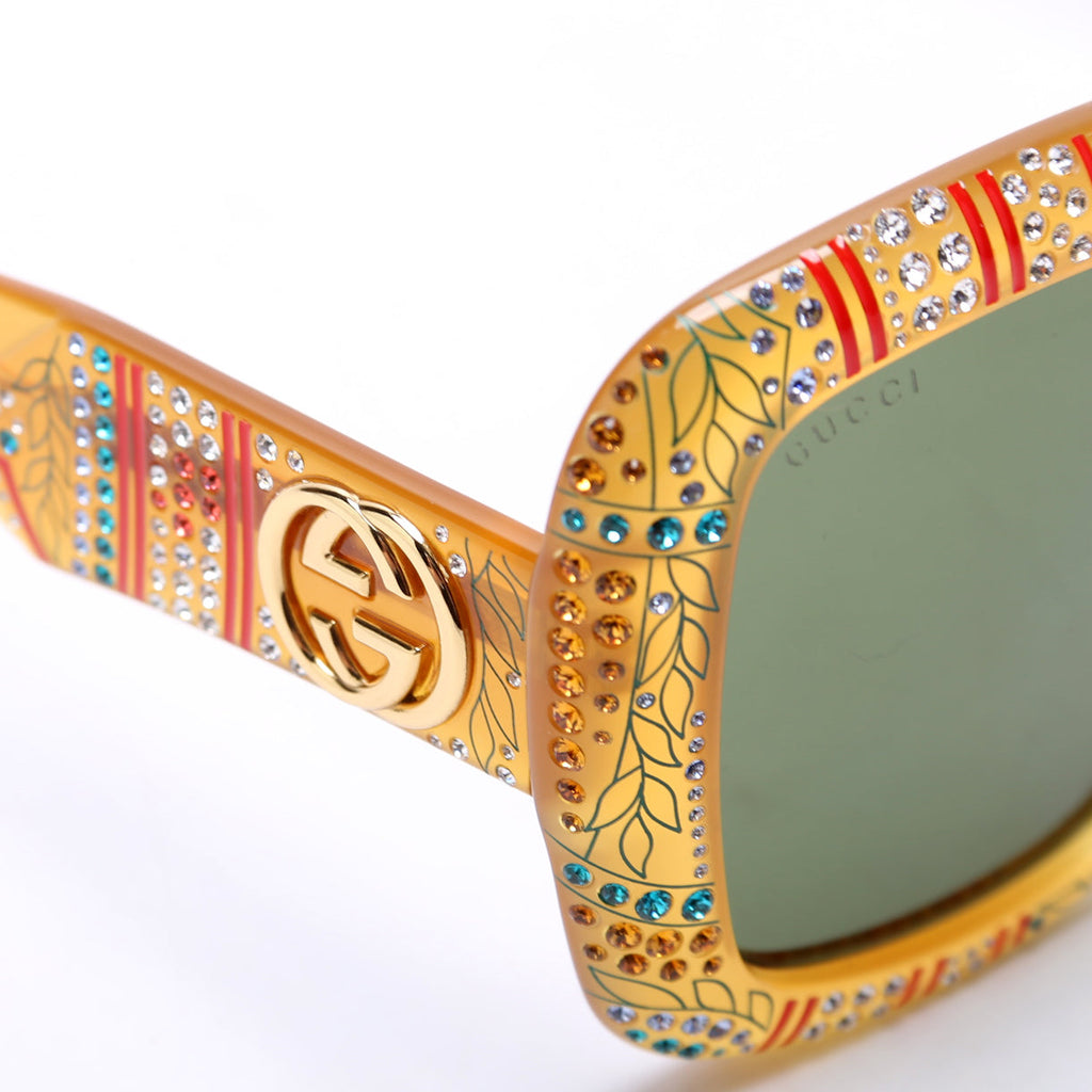 GG0498S Hollywood Forever Sunglasses Yellow/Multicolor