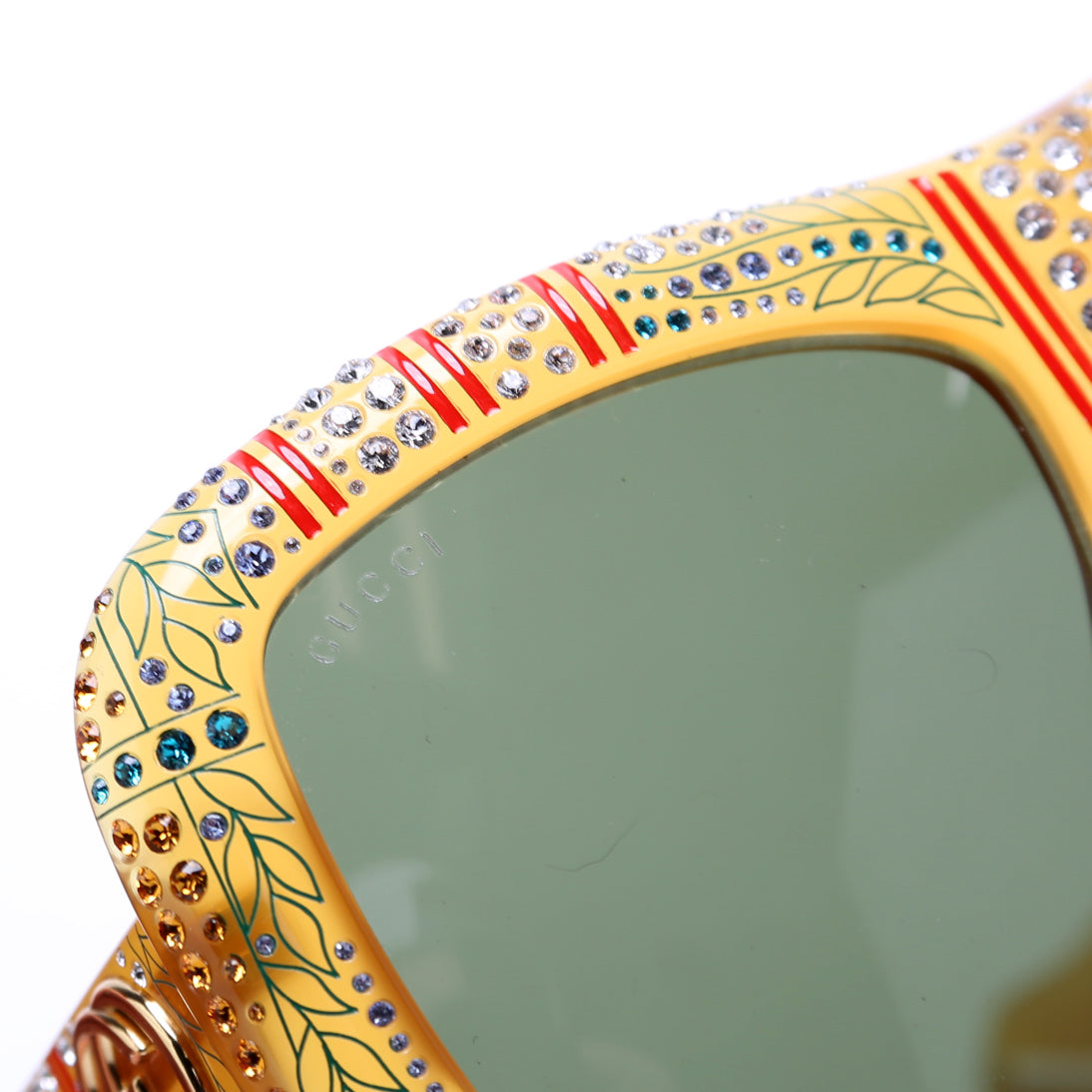 GG0498S Hollywood Forever Sunglasses Yellow/Multicolor