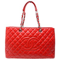 Grand Shopping Tote Caviar XL Red