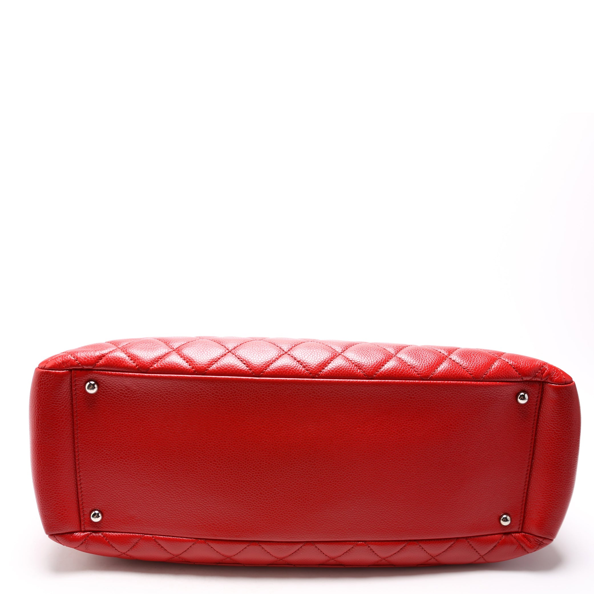 Grand Shopping Tote Caviar XL Red