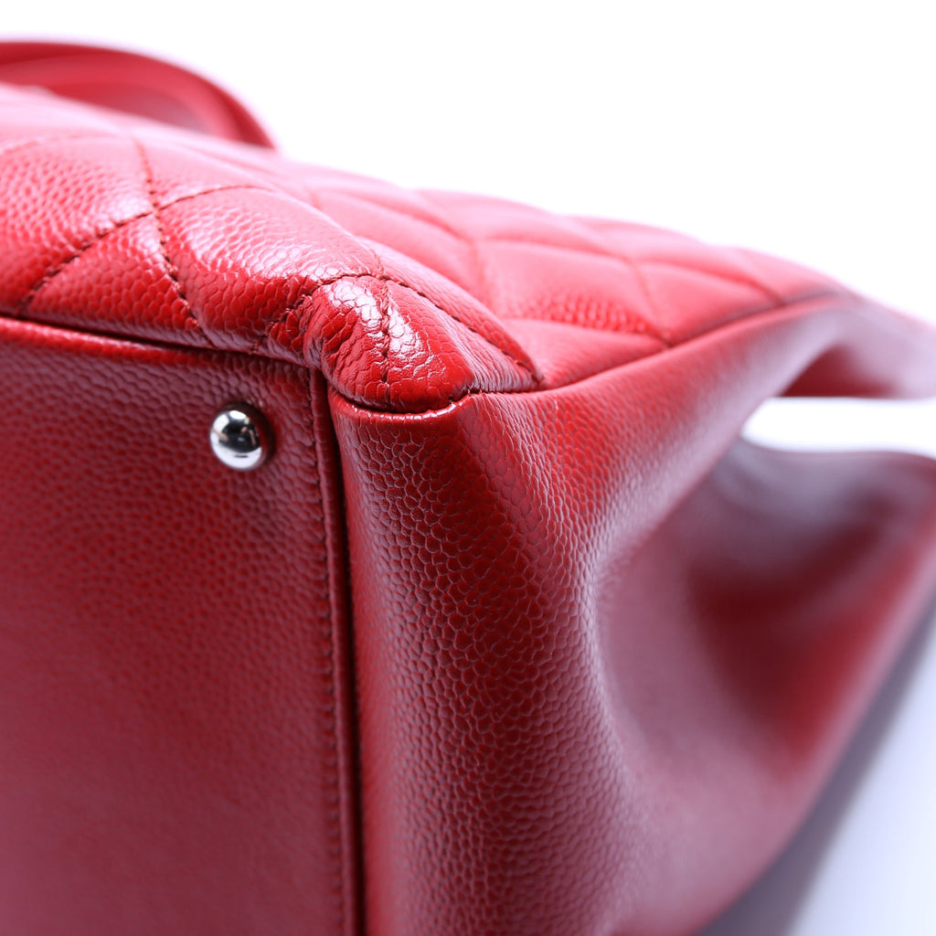 Grand Shopping Tote Caviar XL Red