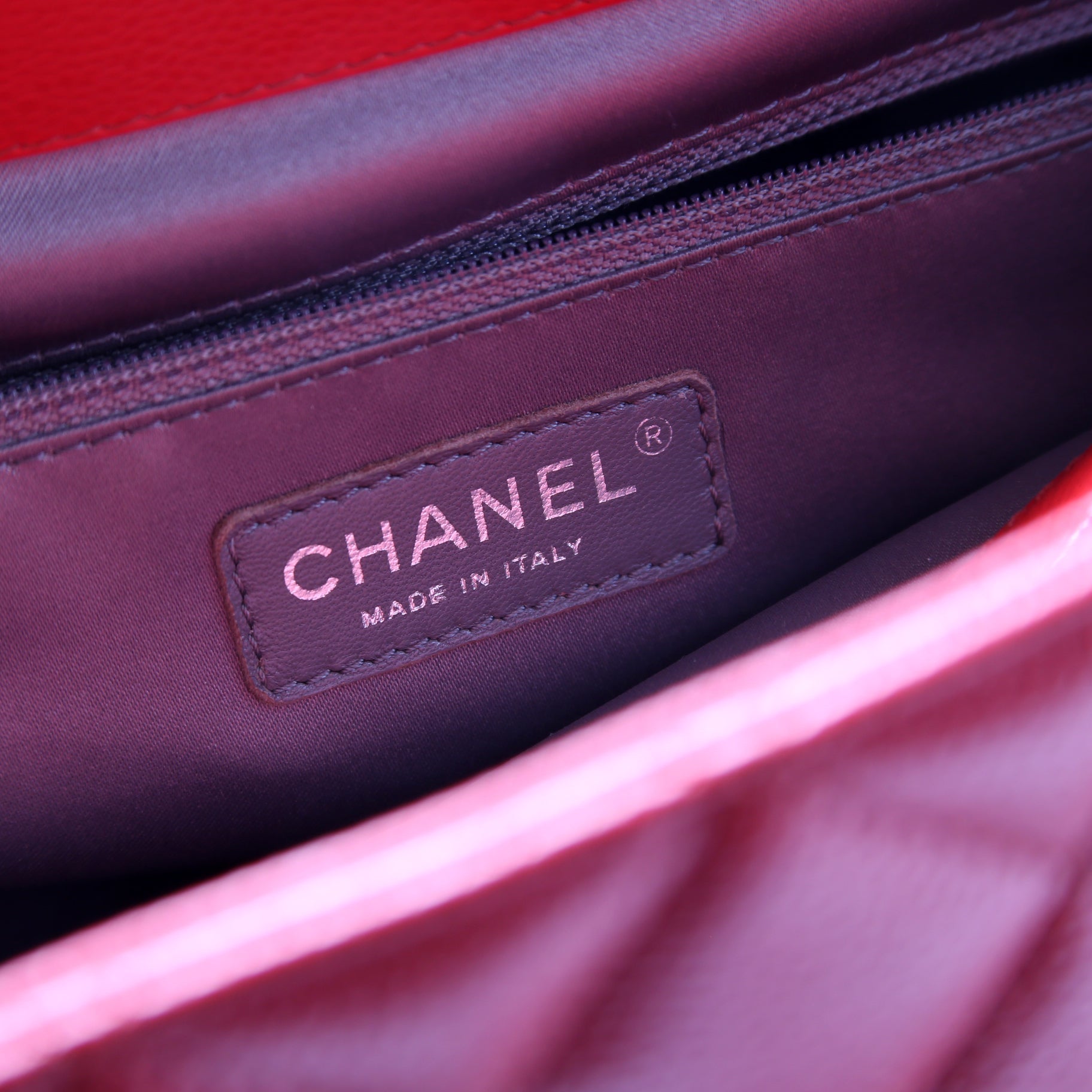 Grand Shopping Tote Caviar XL Red