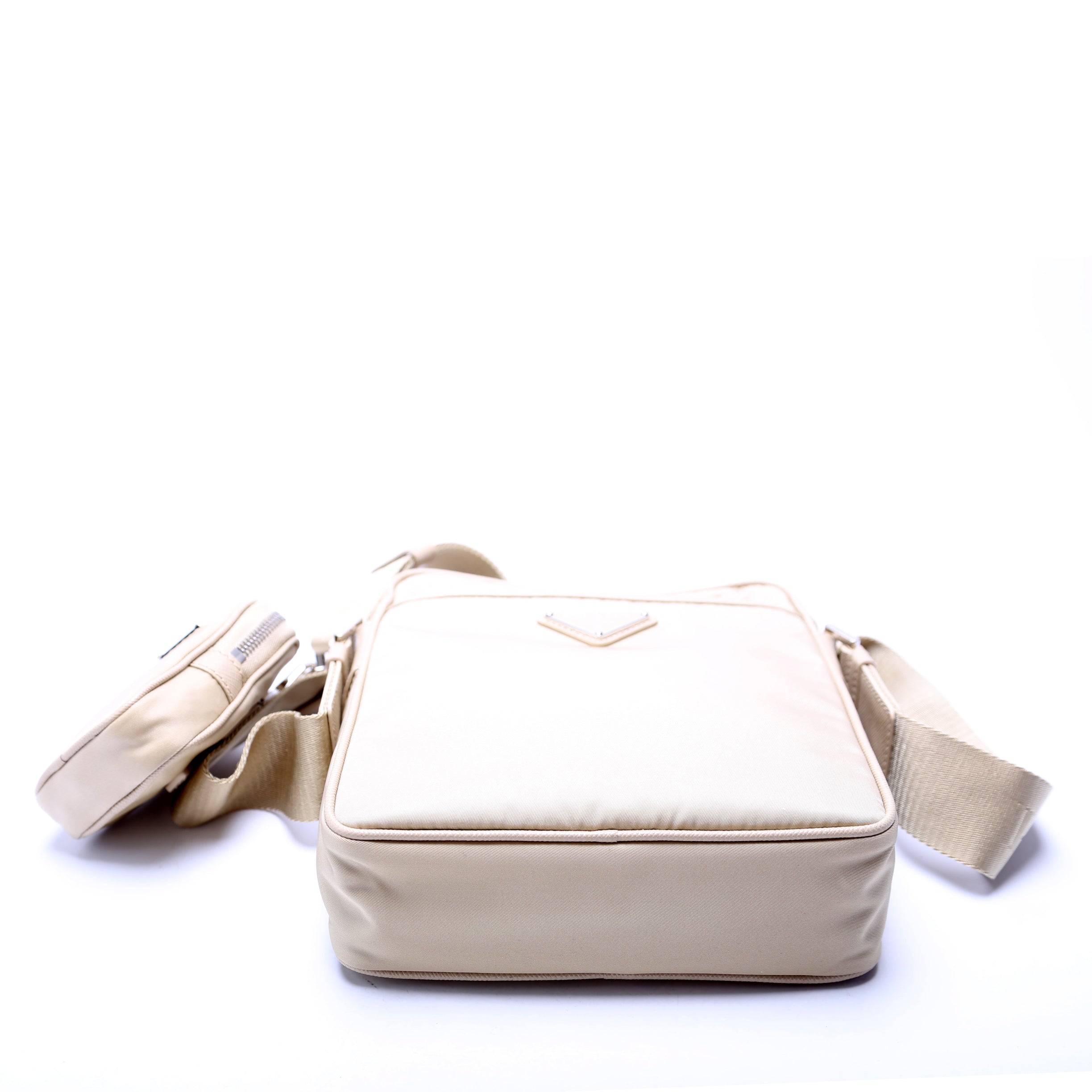 Prada 2VH112 Re-Nylon/Saffiano Leather Shoulder Gold