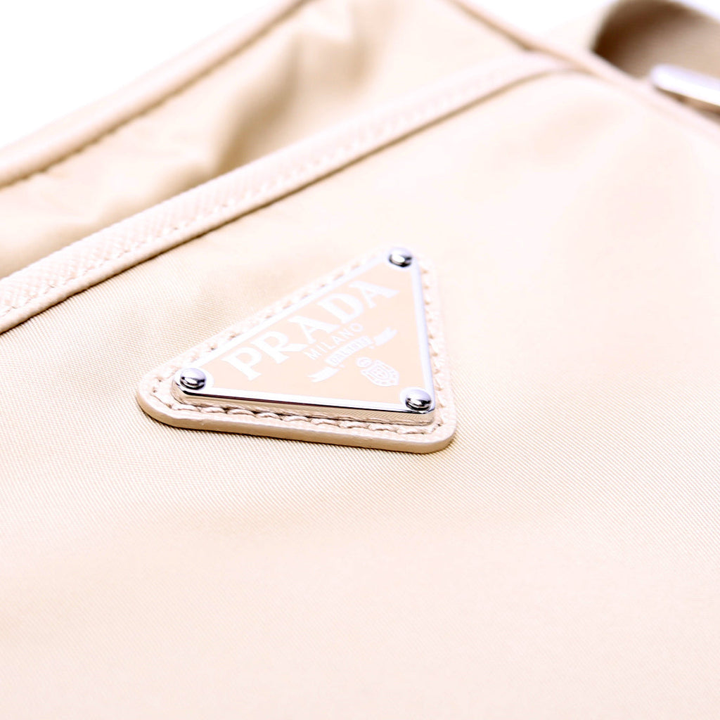 Prada 2VH112 Re-Nylon/Saffiano Leather Shoulder Gold