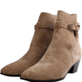 Suede Wyatt Buck Strap Boots Size 42