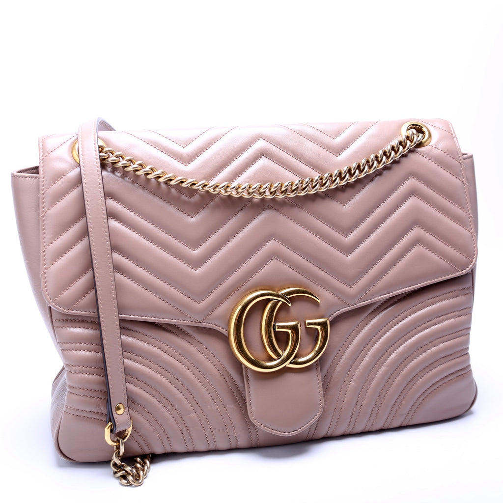 Gucci 498090 Marmont Large Nude