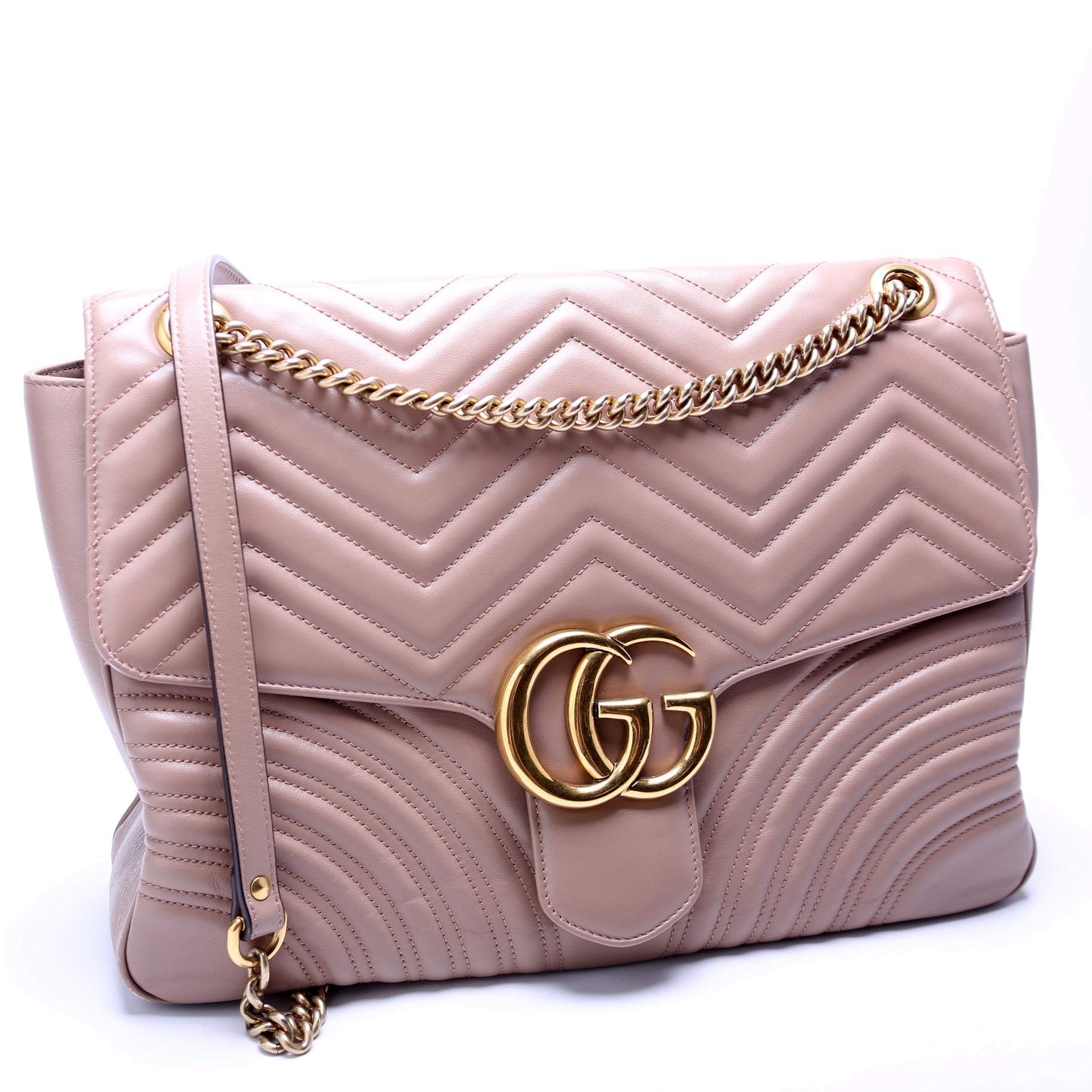 Gucci 498090 Marmont Large Nude