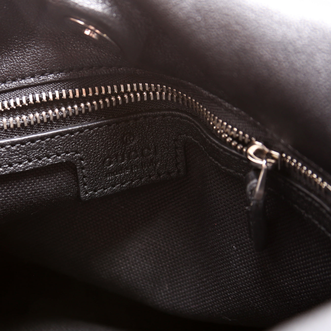 751518 Blondie Small Leather Tote Black