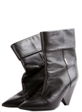 Leather Niki 95MM Booties Size 40