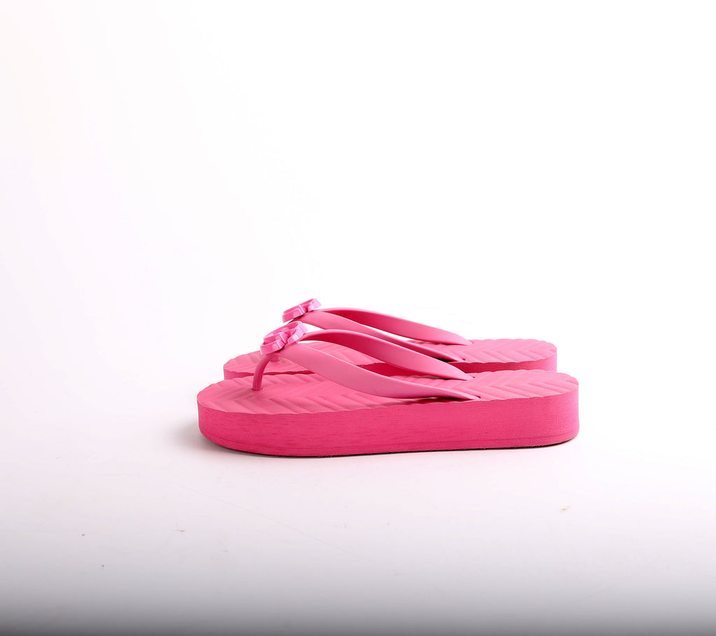 Gucci Marmont GG Logo Flip Flops Size 38
