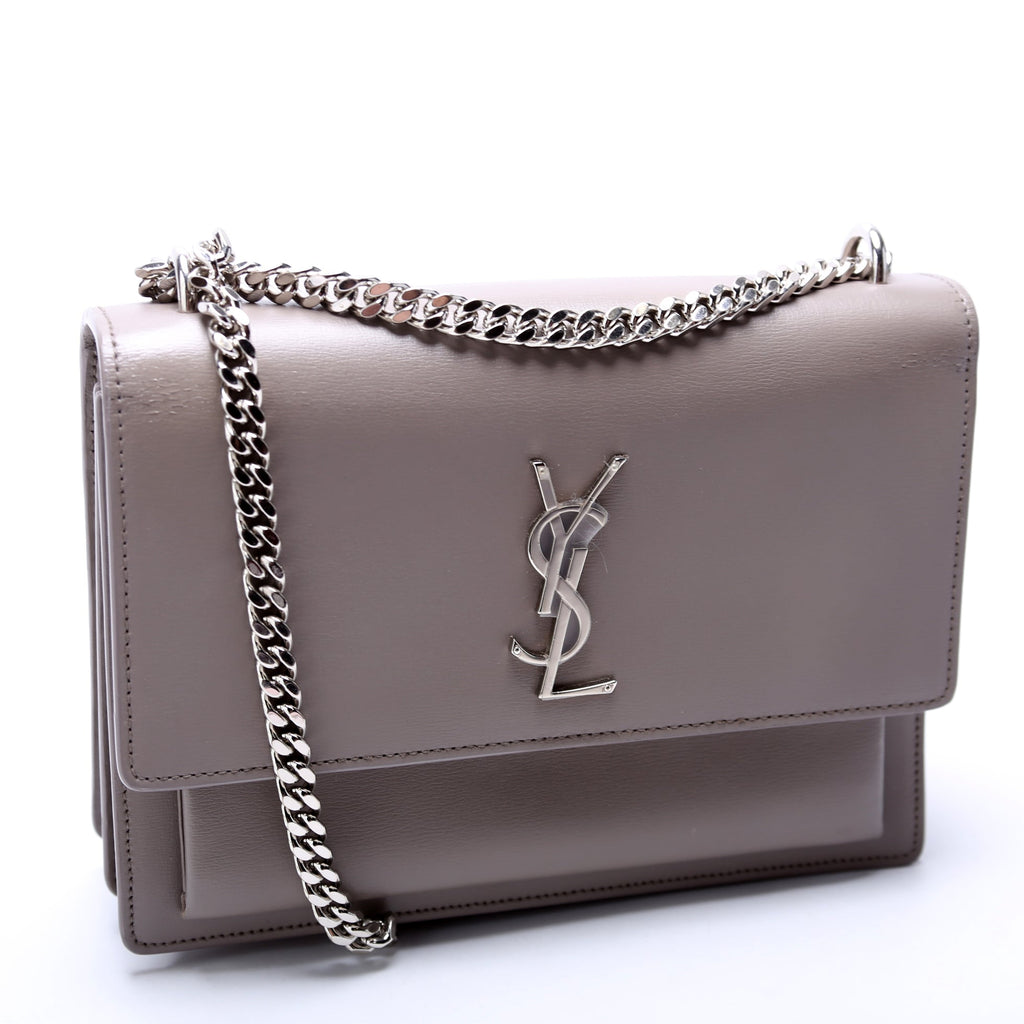 Sunset Medium Smooth Leather Grey
