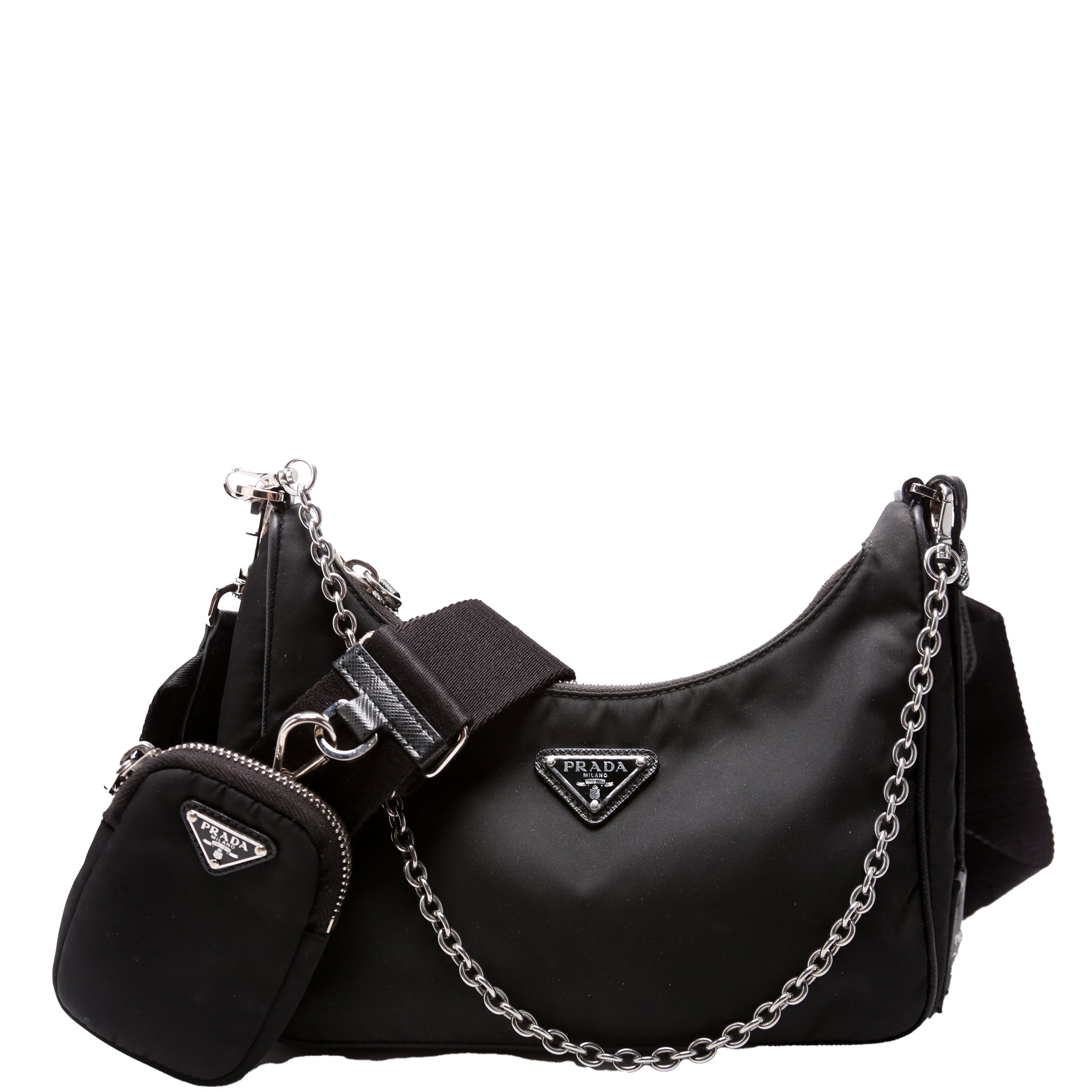Nylon Re-Edition 2005 Shoulder Bag Black