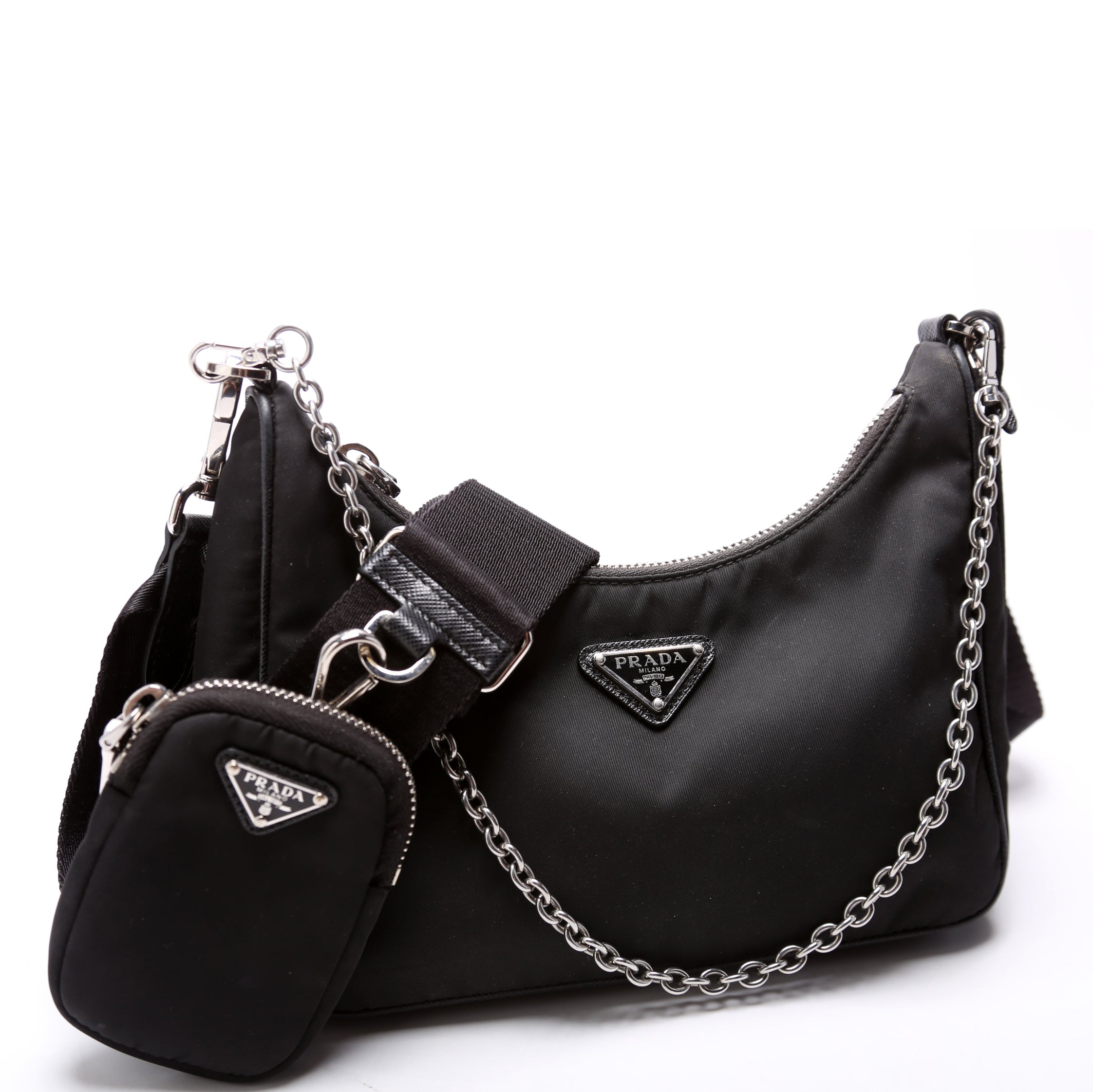 Nylon Re-Edition 2005 Shoulder Bag Black