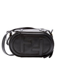 Vitello Grace Leather O'Lock Mini Camera Case Black