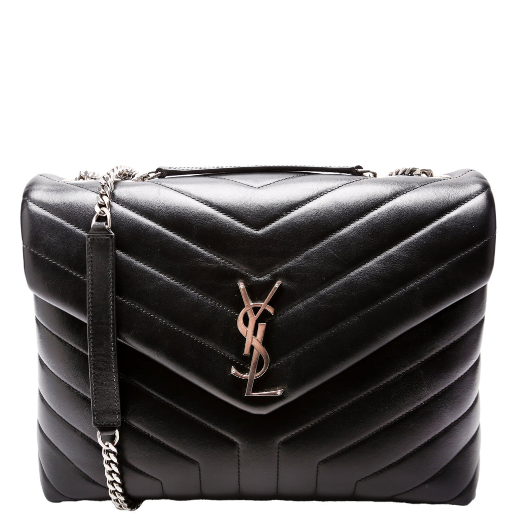 Loulou Medium Quilted Black