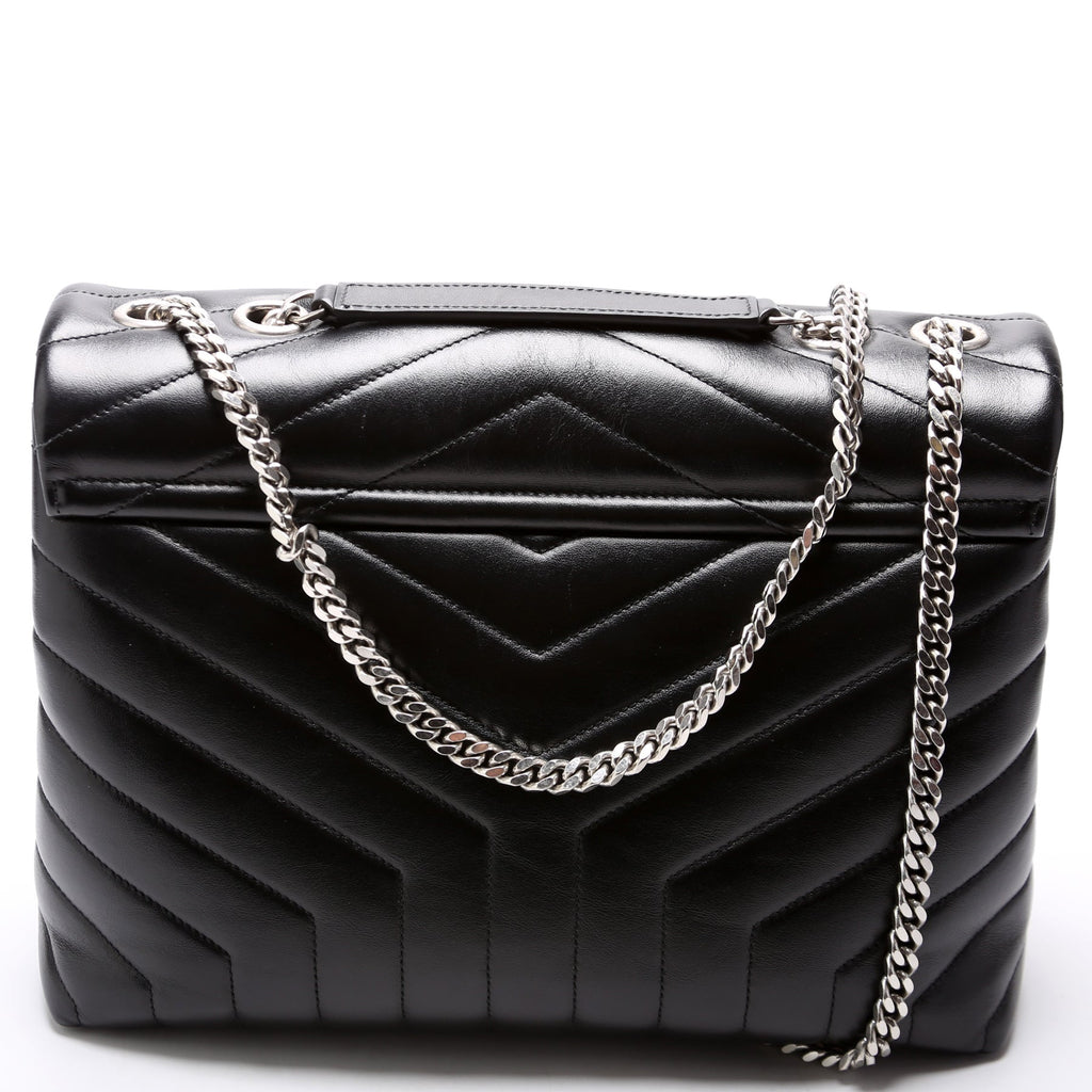 Loulou Medium Quilted Black