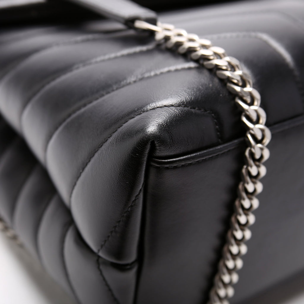 Loulou Medium Quilted Black