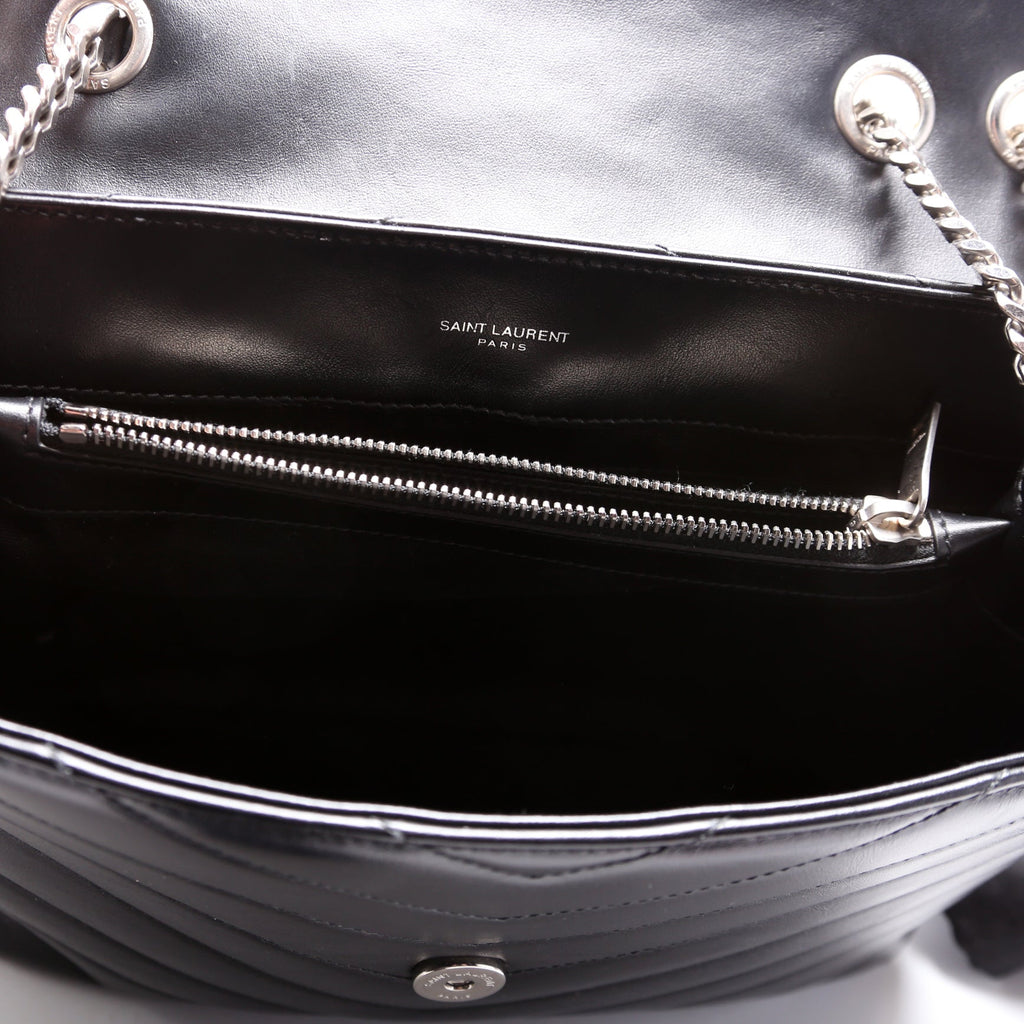 Loulou Medium Quilted Black