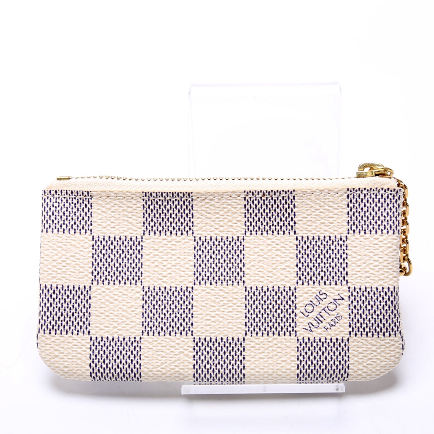 Pochette Cles Damier Azur