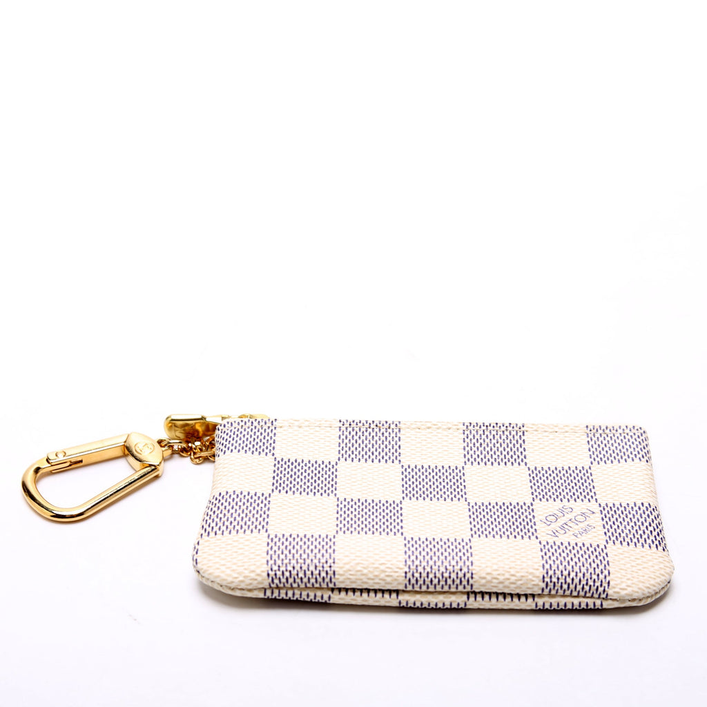 Pochette Cles Damier Azur