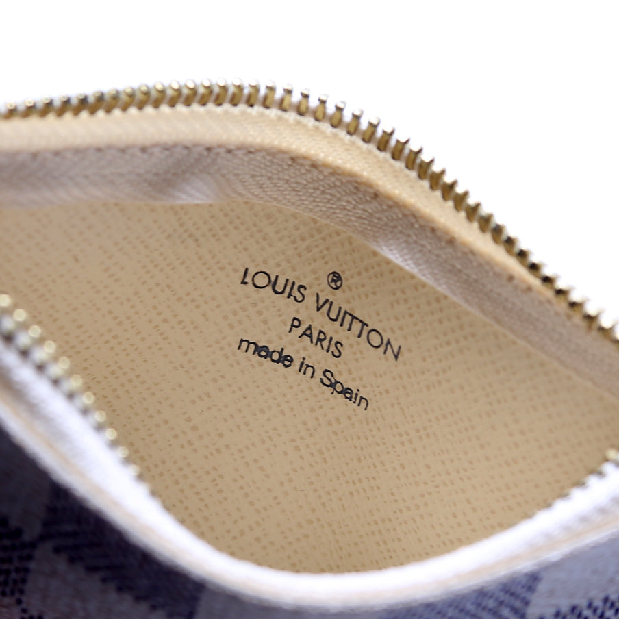 Pochette Cles Damier Azur