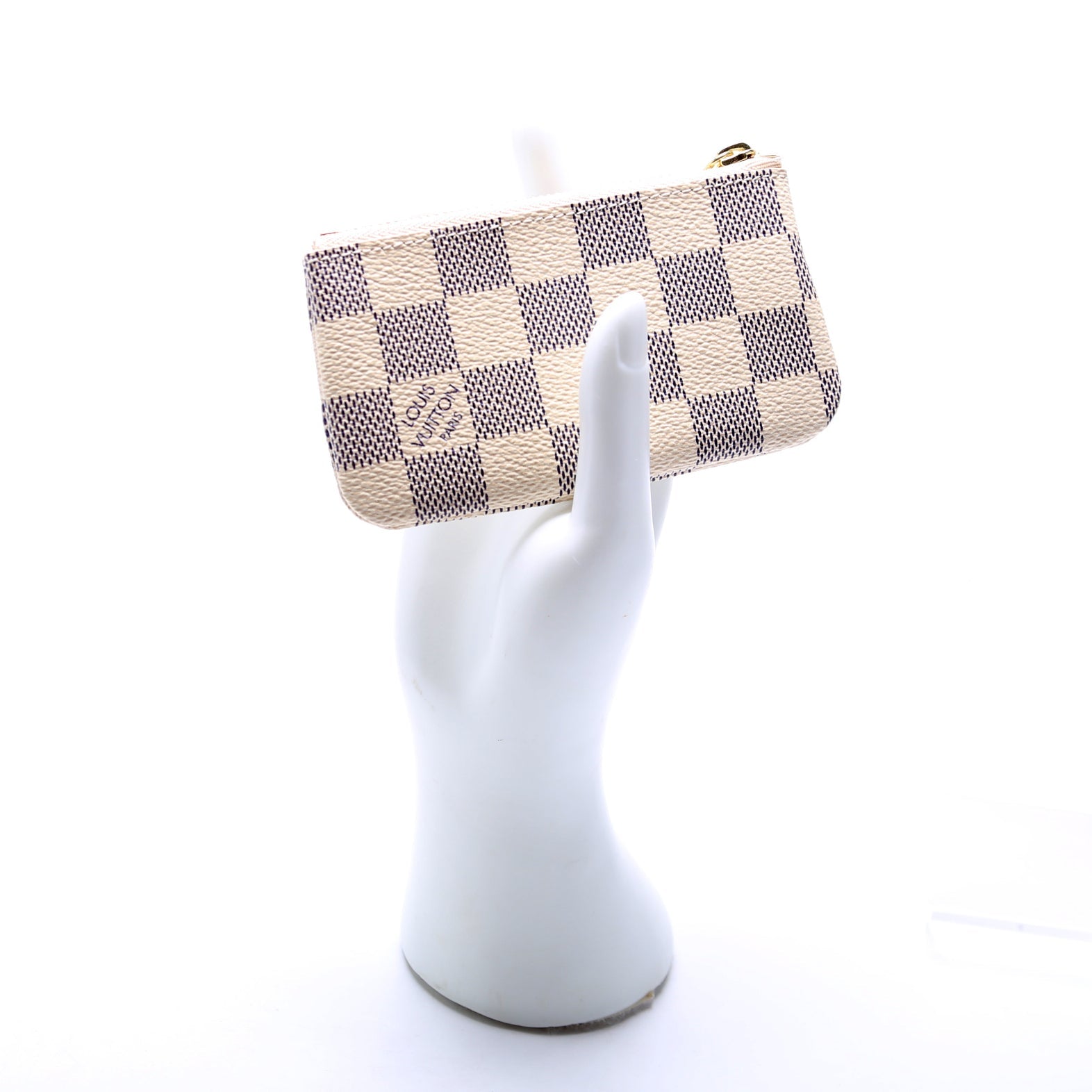 Pochette Cles Damier Azur
