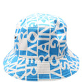 Raintext Printed Bucket Size XL White and Blue