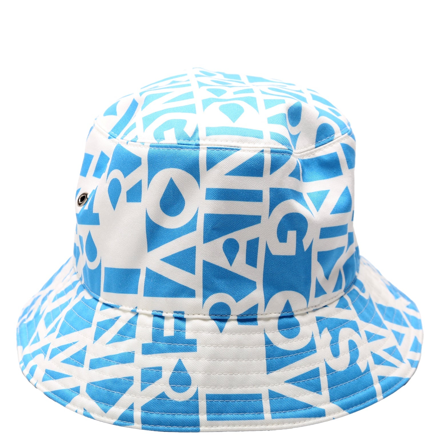 Raintext Printed Bucket Size XL White and Blue
