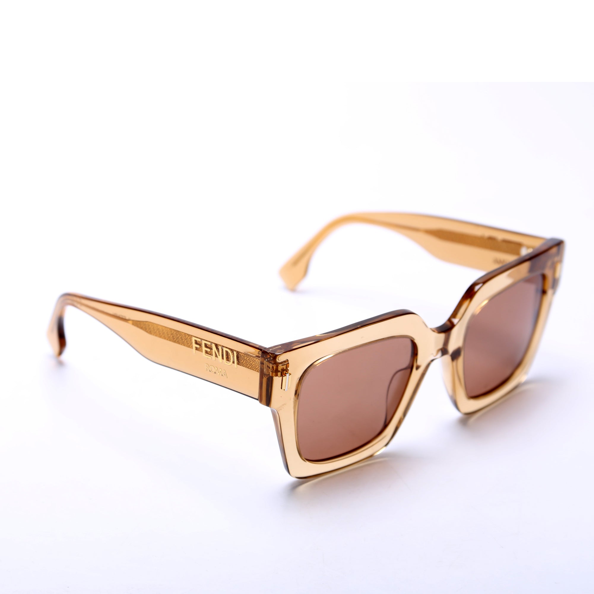 FE40101i Square Sunglasses Gold