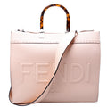 Sunshine Shopper Medium Vitello Chevron Leather Nude