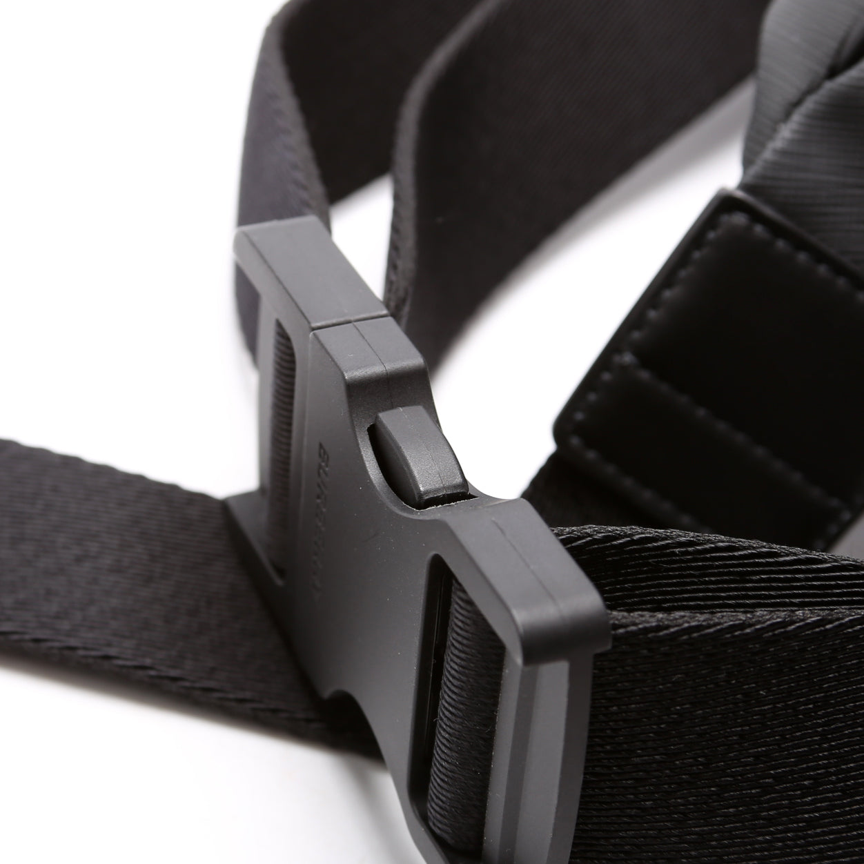 Cason Charcoal Checkered Belt Bag Black