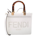 8BH394 Sunshine Shopper Small Leather White